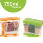 3 compartment storage sets