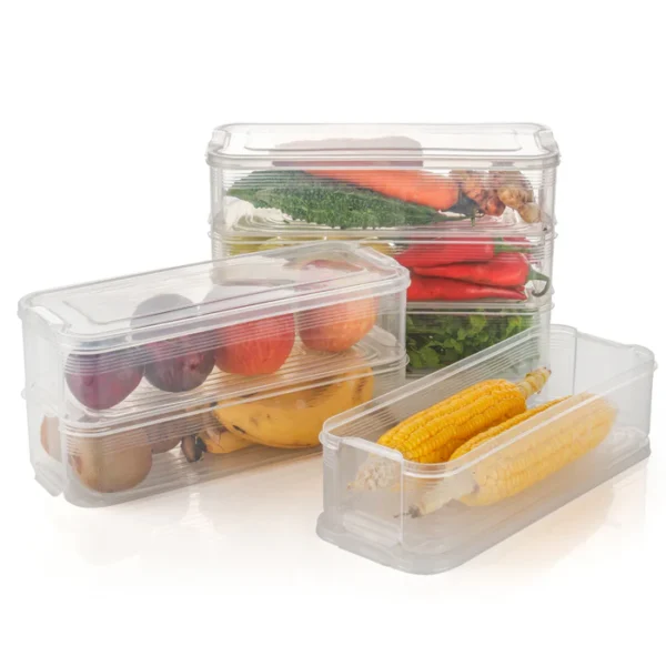 3 Fridge Storage Container,  Fridge Storage Containers  Pack of 3pcs, 1500ML Approx