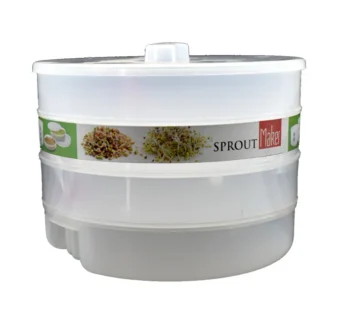 Sarth 4-Layer Sprout Maker with Clear Lids, BPA-Free Plastic