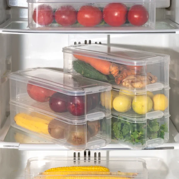 3 Fridge Storage Container,  Fridge Storage Containers  Pack of 3pcs, 1500ML Approx - Image 2