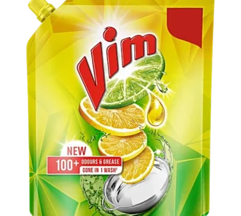 Vim Dishwash Liquid Gel Lemon, 500 ml Refill Pouch