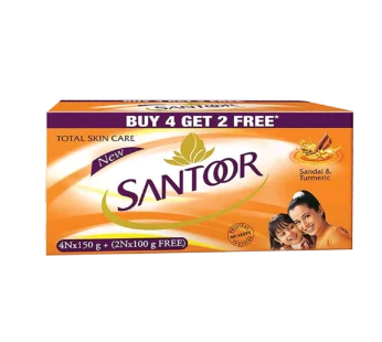 Santoor Skin Moisturising Sandal & Turmeric Bathing Soap