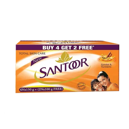 Santoor Skin Moisturising Sandal & Turmeric Bathing Soap