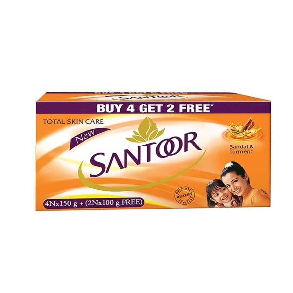 Santoor Skin Moisturising Sandal & Turmeric Bathing Soap