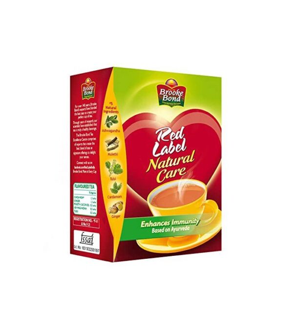 Red Label Brook Bond Natural Care Tea Tulsi, Cardamom, Ginger Tea