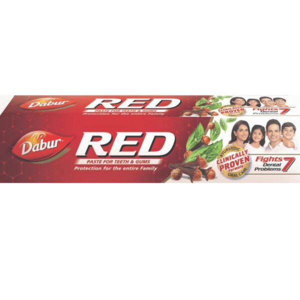 Dabur Red Toothpaste - 100g | Fluoride Free| Helps in Bad Breath Treatment