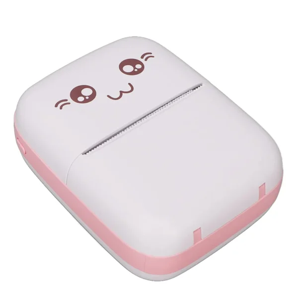 Pocket Mini Printer, Mobile Phone Bluetooth Connection Wireless Mini Thermal Printer with Android or iOS APP for Pictures, Portable Smart Printer