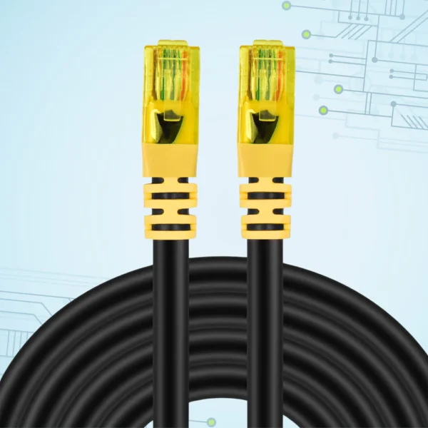 Heavy Duty Cat 8 Ethernet Cable – 2 Meter High-Speed Outdoor LAN Network Wire for Gaming, Router, Modem, and More (1 Pc)