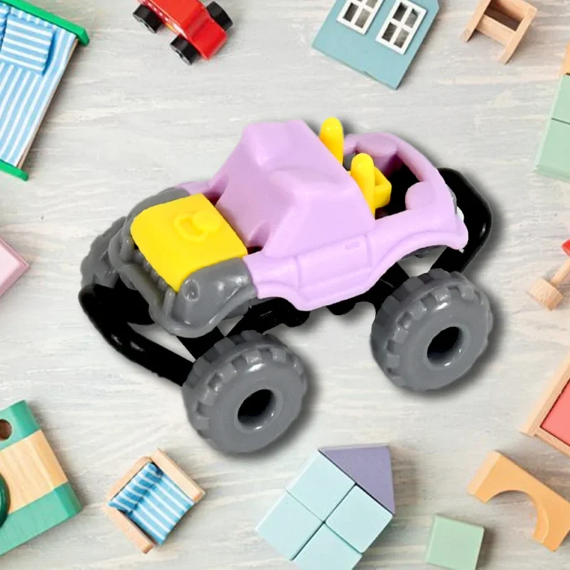 Mini Monster Trucks – Friction Powered Cars with Big Plastic Tires for Kids (1 Pc, Random Color) - Image 2