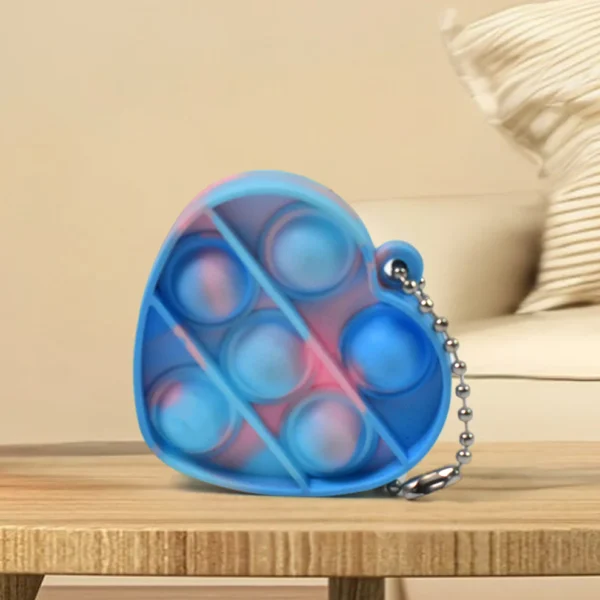 Mini Keychain Fidget Toy – Sensory Stress Relief Toy for Kids (1 Pc, Mixed Color & Design) - Image 2