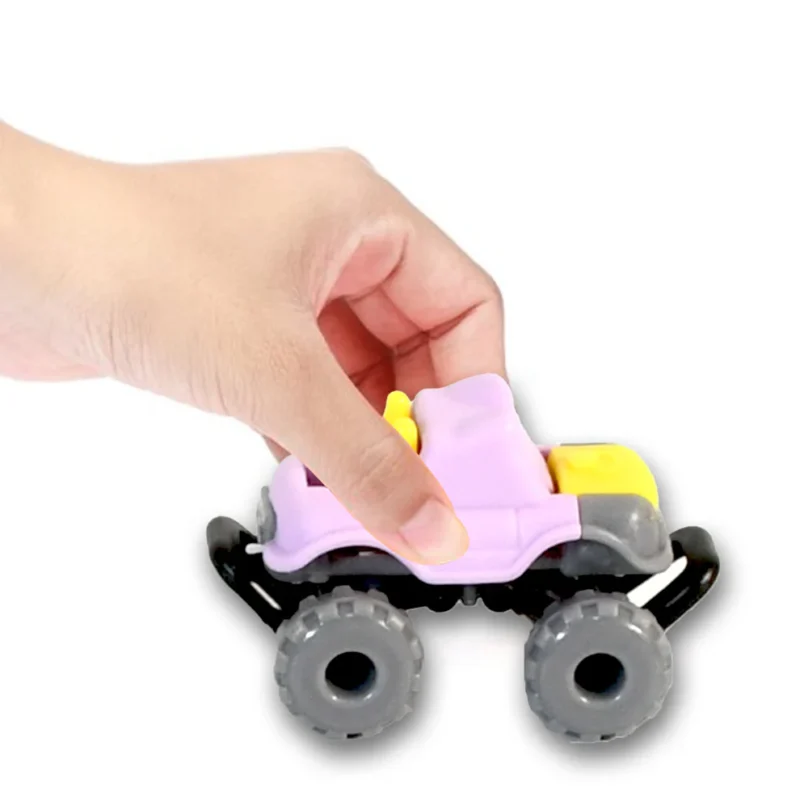 Mini Monster Trucks – Friction Powered Cars with Big Plastic Tires for Kids (1 Pc, Random Color) - Image 3