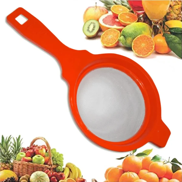 Juice Strainers (Multicolour) – Premium Plastic Mesh Sieve for Effortless Juicing