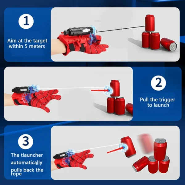 Web Shooter Toy – Superhero Wrist Launcher for Kids Role-Play Fun - Image 3