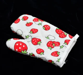 Designer Multicoloured Oven Mitt & Pot Holder Set – Heat-Resistant Cotton Gloves for Baking & Cooking