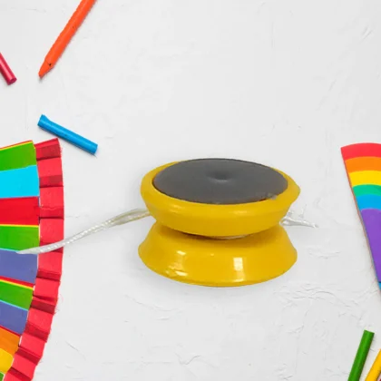 Classic Small Yo-Yo Toy with String – Brain-Boosting Rotating Toy for Kids