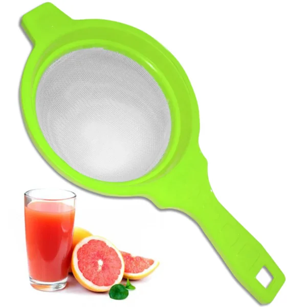 Juice Strainers (Multicolour) – Premium Plastic Mesh Sieve for Effortless Juicing - Image 2