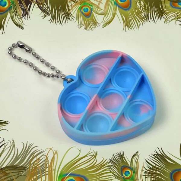 Mini Keychain Fidget Toy – Sensory Stress Relief Toy for Kids (1 Pc, Mixed Color & Design) - Image 4