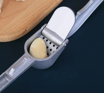 Garlic Press – All Aluminum, Lightweight, Easy to Use, Safe Kitchen Tool for Garlic and Ginger Crushing