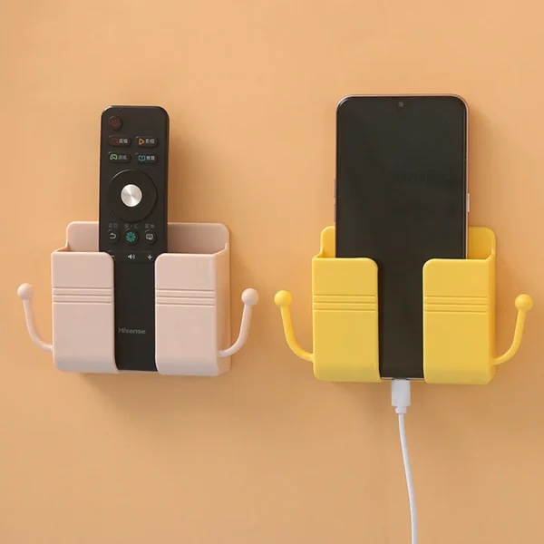 1 Pc Wall Mount Mobile Stand with Hook Design – Compact & Multi-Purpose Holder - Image 9