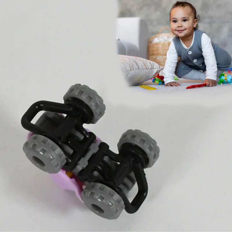 Mini Monster Trucks – Friction Powered Cars with Big Plastic Tires for Kids (1 Pc, Random Color) - Image 4