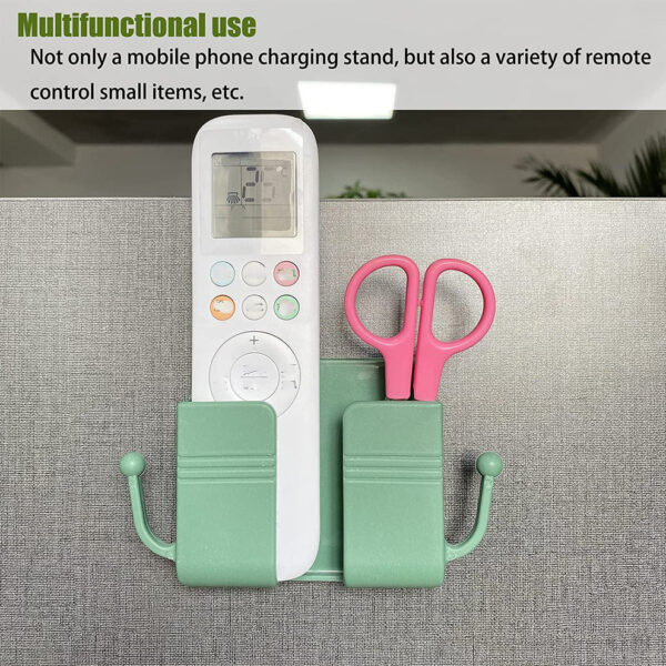 1 Pc Wall Mount Mobile Stand with Hook Design – Compact & Multi-Purpose Holder - Image 7