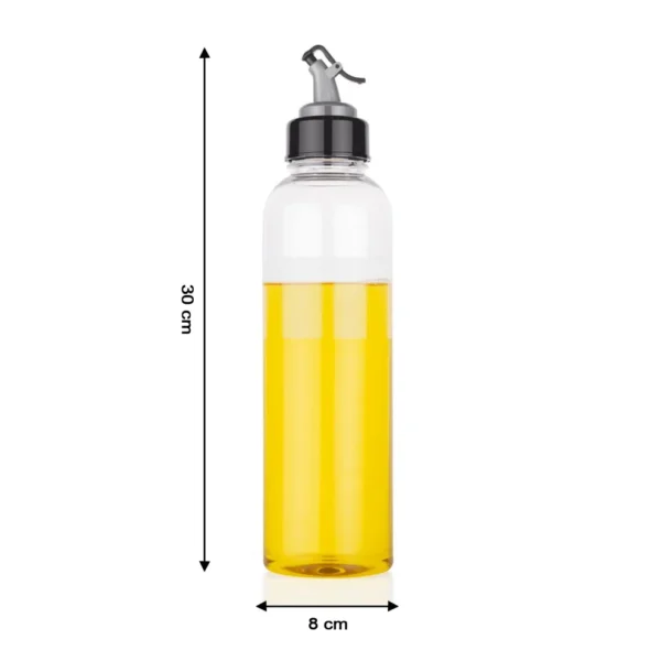 1L Plastic Oil Dispenser with Lid & Drip-Free Spout – Leak-Proof Bottle for Olive Oil, Vinegar & More - Image 4