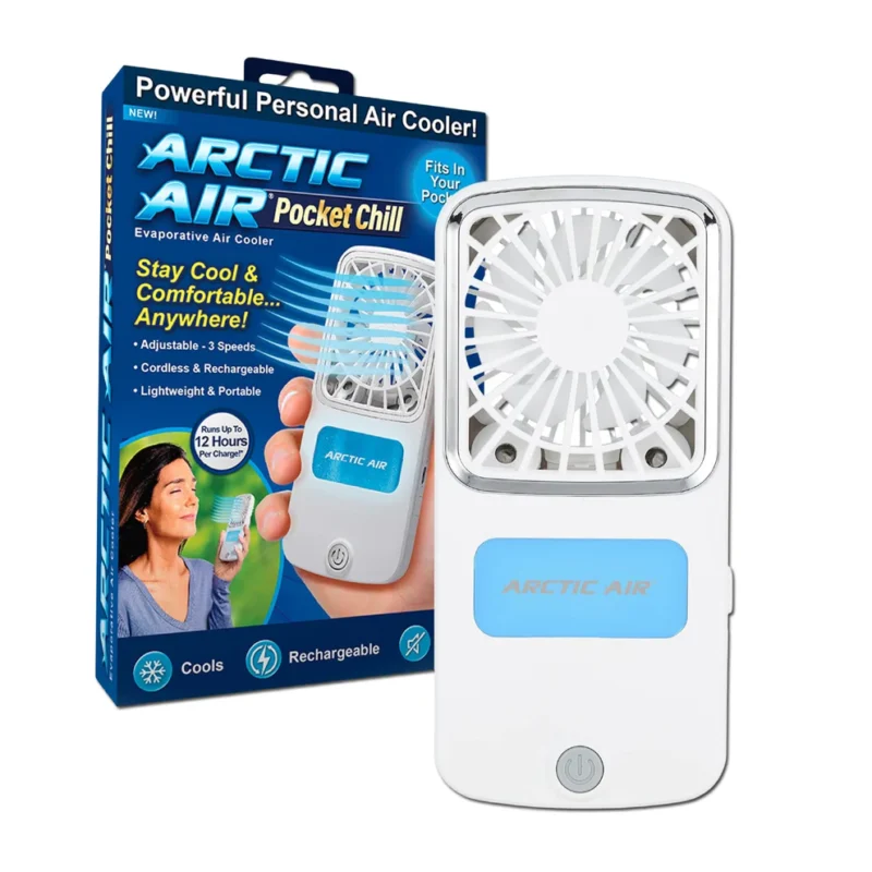 Arctic Air Freedom – Wearable Portable Personal Air Cooler | USB Rechargeable Neck Fan for Instant Cooling Anywhere - Image 6