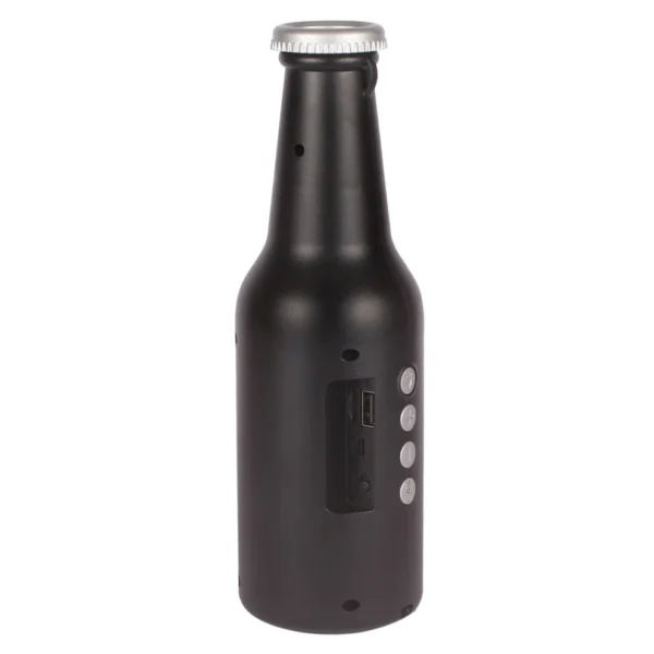 Bottle-Shaped Wireless Bluetooth Speaker with Flashlight | Portable 5W Speaker with FM, AUX, USB, SD Card & Calling Support – Waterproof & Rechargeable (1 Pc) - Image 6