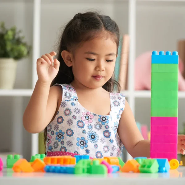 Multicolor Kids' Block Set for Fun and Learning | 60-Piece Building Blocks Set - Image 7