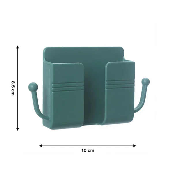 1 Pc Wall Mount Mobile Stand with Hook Design – Compact & Multi-Purpose Holder - Image 4