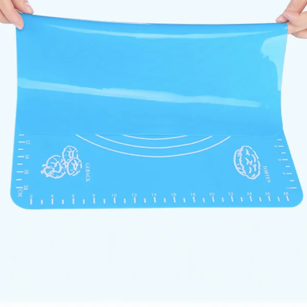 Reusable Non-Stick Silicone Roti Mat – Fondant Rolling Mat, Pastry Dough Baking Sheet with Measurements (50 x 40 cm) - Image 5