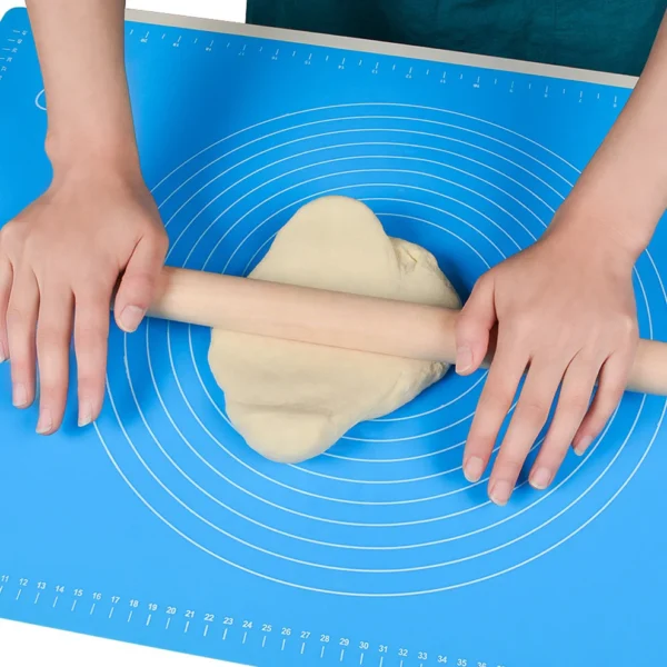 Reusable Non-Stick Silicone Roti Mat – Fondant Rolling Mat, Pastry Dough Baking Sheet with Measurements (50 x 40 cm) - Image 4