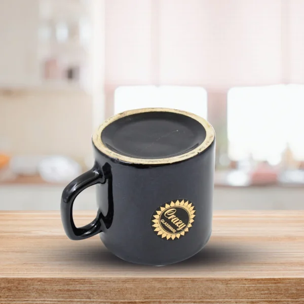 Hide & Seek Ceramic Tea / Cups With Round Serving Bowl (4 Pcs Set) – Stylish Mug & Bowl Set for Tea, Coffee, Snacks, & Gifting - Image 5