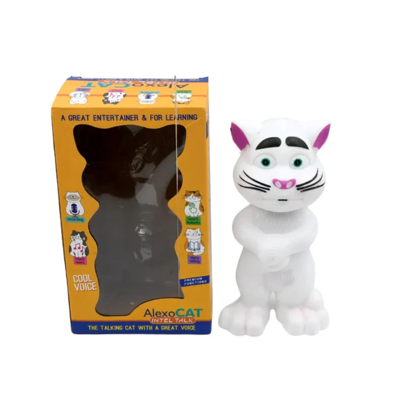 Talking Tom Cat Toy – Interactive Mimicry and Touch-Responsive Cat for Kids & Home Decor - Image 4