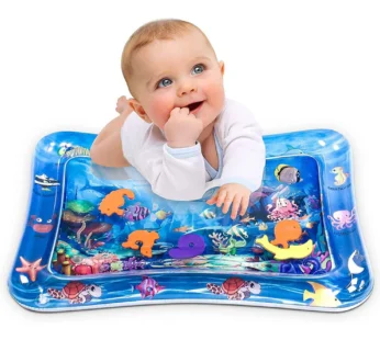 Baby Water Mat – Inflatable Tummy Time Activity Play Center for Infants (3 to 15 Months, Assorted Design)