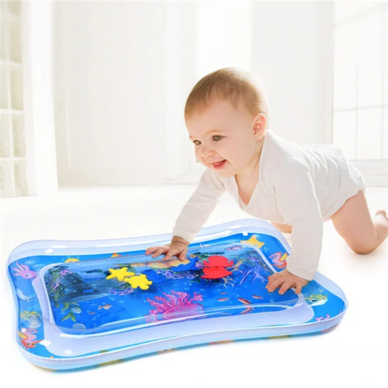 Baby Water Mat – Inflatable Tummy Time Activity Play Center for Infants (3 to 15 Months, Assorted Design) - Image 5
