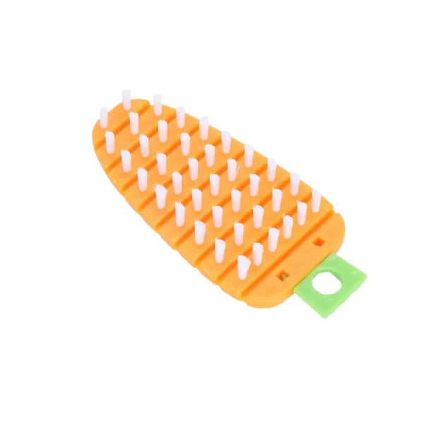 FreshScrub Carrot-Shaped Vegetable & Fruit Cleaning Brush – Non-Toxic, Flexible Scrubber