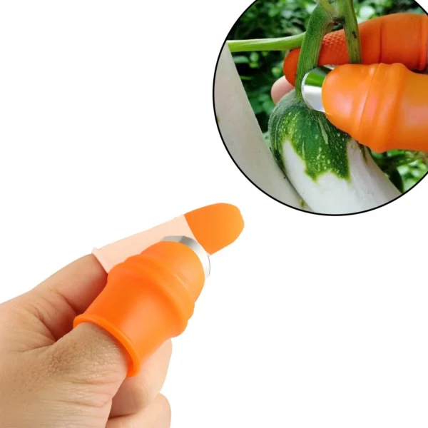 Vegetable Thumb Cutter and Tool with Effective Sharp Cutting Blade System - Image 5