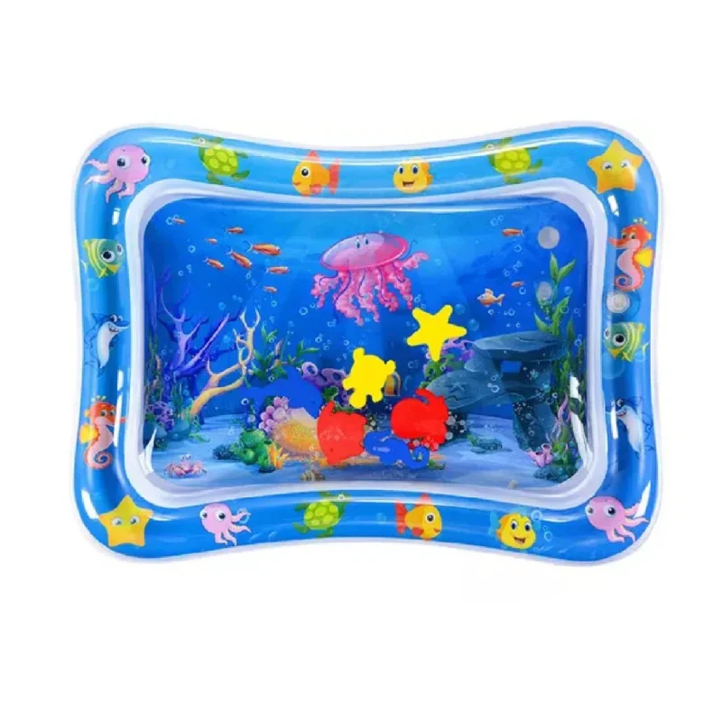 Baby Water Mat – Inflatable Tummy Time Activity Play Center for Infants (3 to 15 Months, Assorted Design) - Image 6