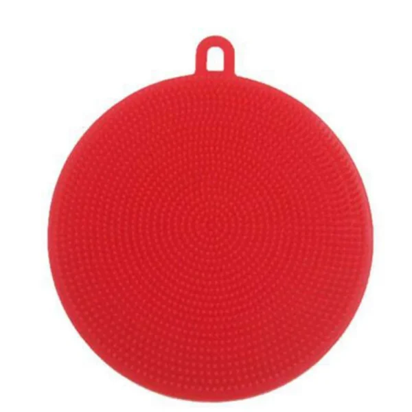Silicone Dish Scrubber Sponge – Mildew-Free, Non-Stick & Heat Resistant Kitchen Cleaning Brush (1pc)
