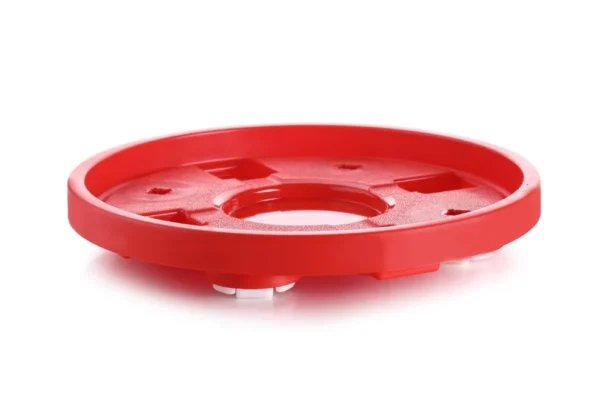 Heavy-Duty Gas Cylinder Trolley – Multi-Purpose Stand with Swivel Wheels (Red)