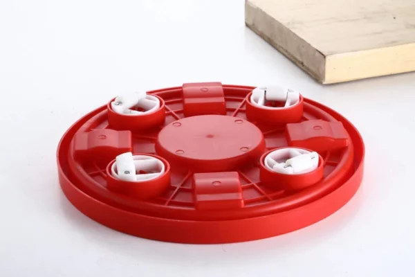 Heavy-Duty Gas Cylinder Trolley – Multi-Purpose Stand with Swivel Wheels (Red) - Image 2