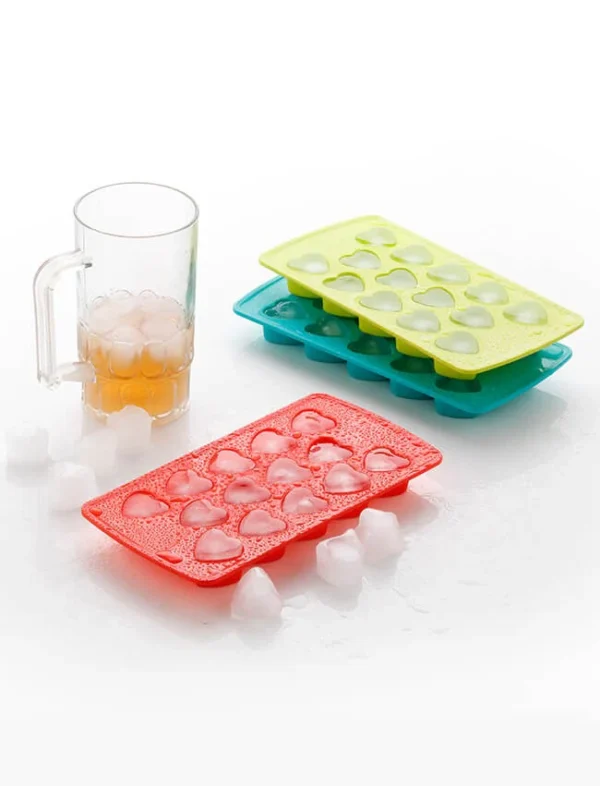 Heart Shape Ice Cube Tray – 14-Cavity Silicone Mold for Creative Ice Cubes - Image 6