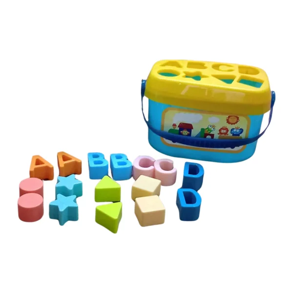 Baby First Block Set – Shape Sorting & Stacking Toy for Toddlers (1 Set) - Image 6