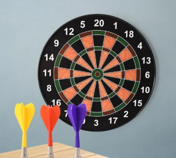 Classic Magnetic Dartboard Game Set – Safe Wall-Mount Dart Board with 3 Magnetic Darts | Indoor Fun for Kids & Family