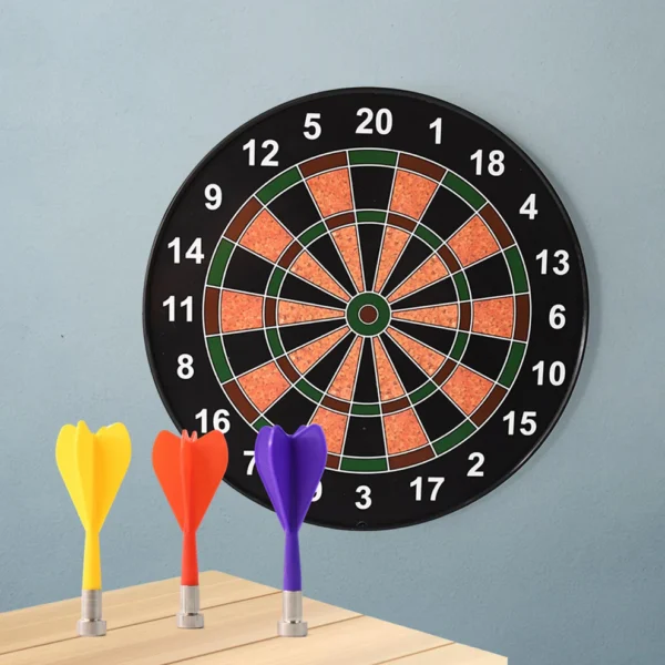 Classic Magnetic Dartboard Game Set – Safe Wall-Mount Dart Board with 3 Magnetic Darts | Indoor Fun for Kids & Family