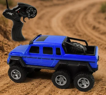 Electroplay 6-Wheel Drive Remote Control Off-road Car for Kids – Rechargeable RC Vehicle with USB Charging & Wireless Controller (1 Set)
