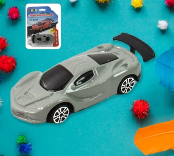 Metal Mini Car Toy, Free Wheel Die-Cast Racing Vehicle (1 Pc, Multicolor)