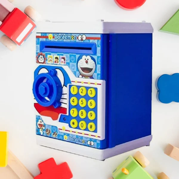 Electronic Piggy Bank ATM for Kids – Password Protected Money Safe Toy (Mix Color)