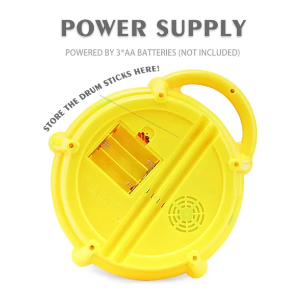 Flash Drum Toy – Colorful Musical Drum with Light Effects, Best Gift for Kids - Image 2